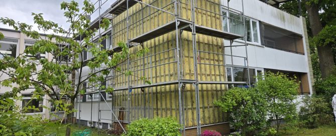 Fassade Sanierung Asbest Hamburg Gerüst fachgerechte Entfernung